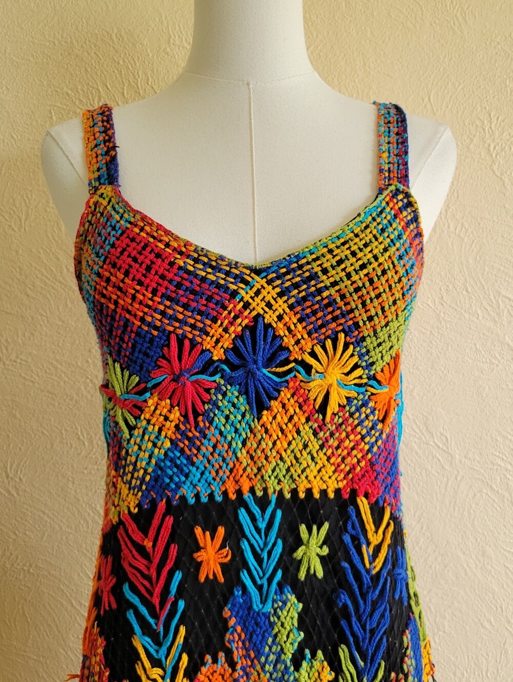Multicolor Net Dress - Picture 2 of 7